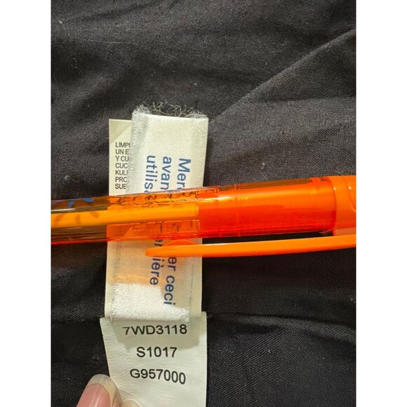 Lucky Brand Womens Black Genuine Leather Moto Jacket Size L - Picture 15 of 16